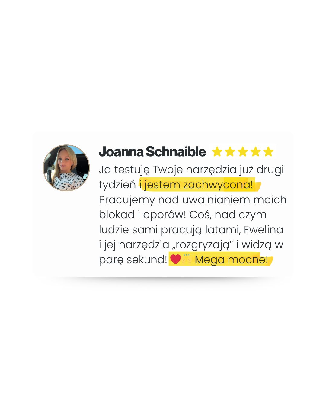 Opinia członkini klubu